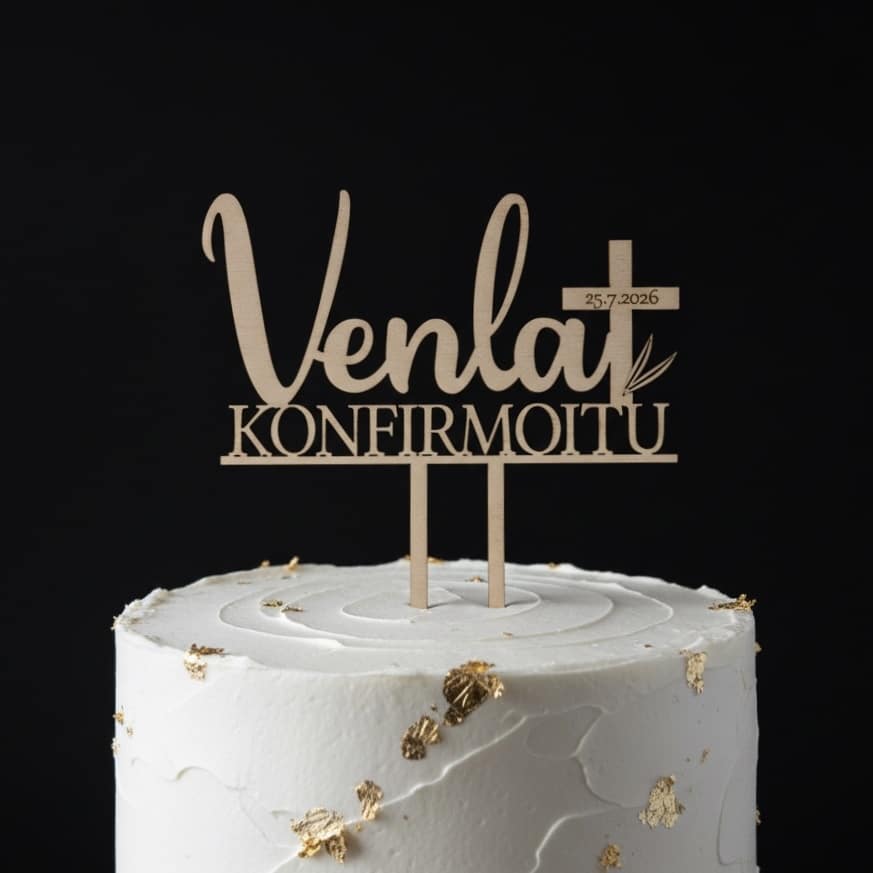 Kakkukoriste rippijuhlaan