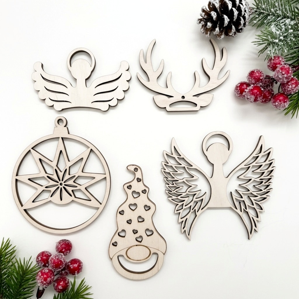 Joulukoristepohjat setti (5 kpl)