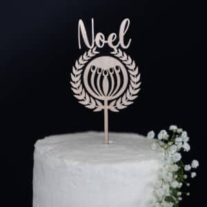 Protu -kakkukoriste omalla nimellä